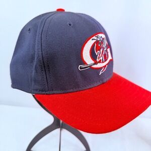 Vintage Greensboro Hornets DeLONG Snapback Hat Navy Red MiLB Baseball Cap‎ USA